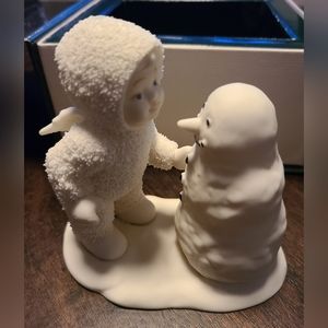 Vintage Snowbabies Winter Tales 1992 Figurine - Why Don't You Talk to Me